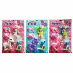 ΣΕΤ 2 ΑΛΟΓΑΚΙΑ & ΚΟΥΚΛΑΚΙ ΣΕ ΚΑΡΤΕΛΑ 20x32cm ToyMarkt 922051