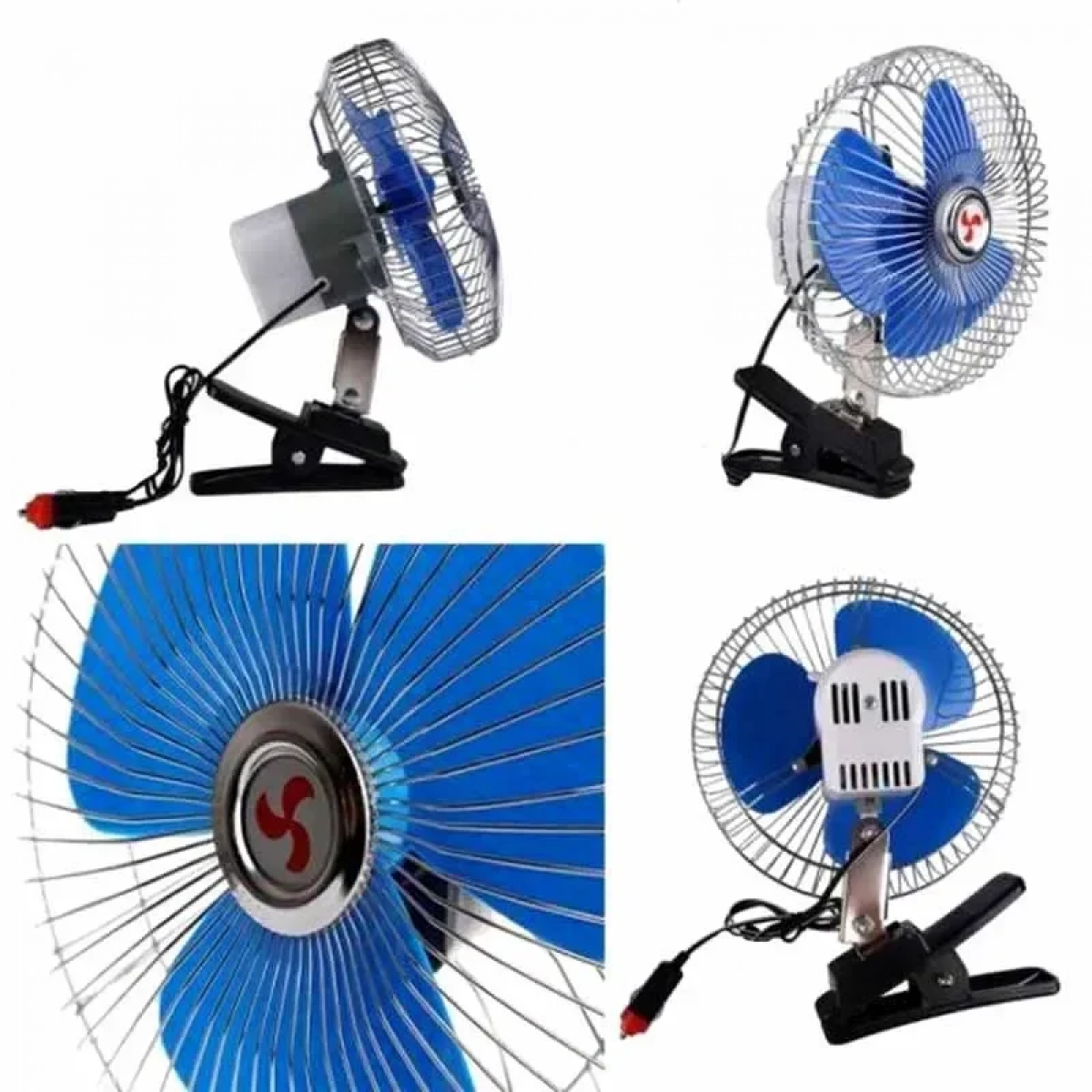 Ανεμιστήρας 6” Περιστρεφόμενος με κλιπ 12V Autoline