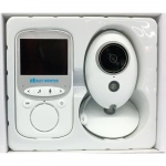 Ασύρματο Baby monitor με οθόνη 2.4″ LCD, θερμοκρασία, μικρόφωνο και night vision VB6056 λευκό