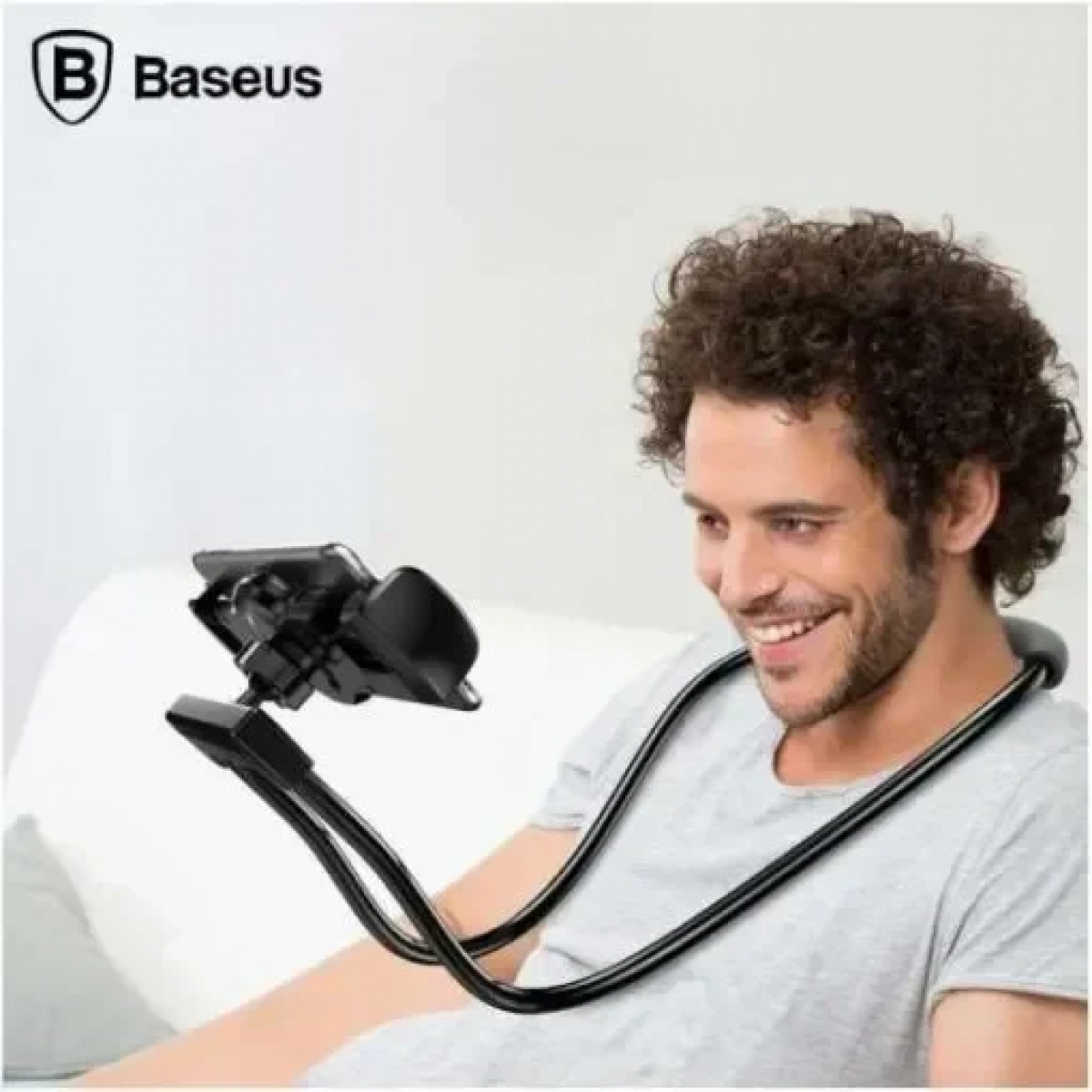 Benks L31 Lazy Bracket Universal Ρυθμιζόμενη Βάση Στήριξης 360 Degree για Smartphones / Tablets 4.6 -10.5 inch - Image 3