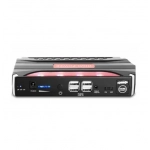 Εκκινητής Power Bank & κομπρεσέρ τρόμπα αέρος αυτοκινήτου με LED φακό Jump Start μαύρο