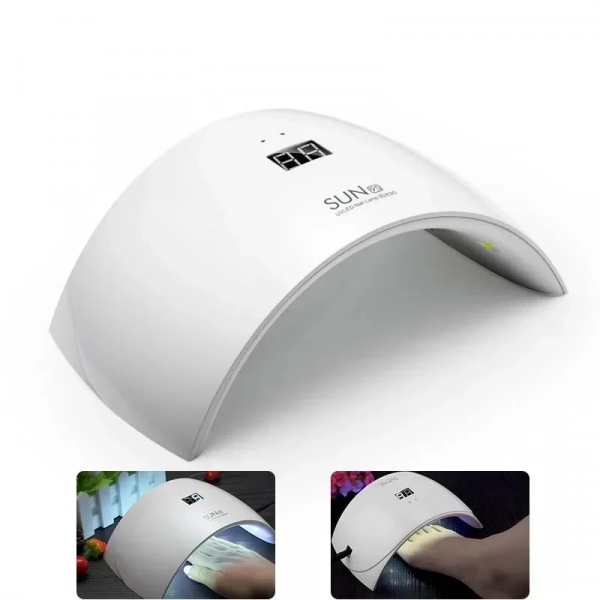 Επαγγελματικό φουρνάκι νυχιών με λάμπες LED UV 24W με LCD Οθόνη SUN Q5s Ημιμόνιμο