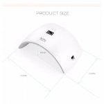 Επαγγελματικό φουρνάκι νυχιών με λάμπες LED UV 24W με LCD Οθόνη SUN Q5s Ημιμόνιμο