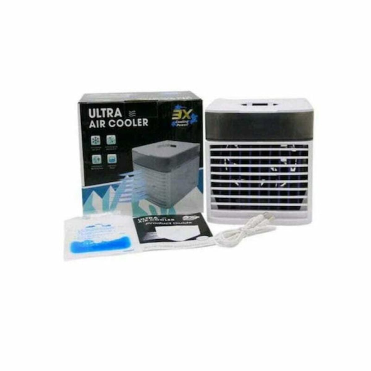 Φορητό Mini Air Cooler - Υγραντήρας 600ml - 3x Speeds - Arctic Air - ARC-001