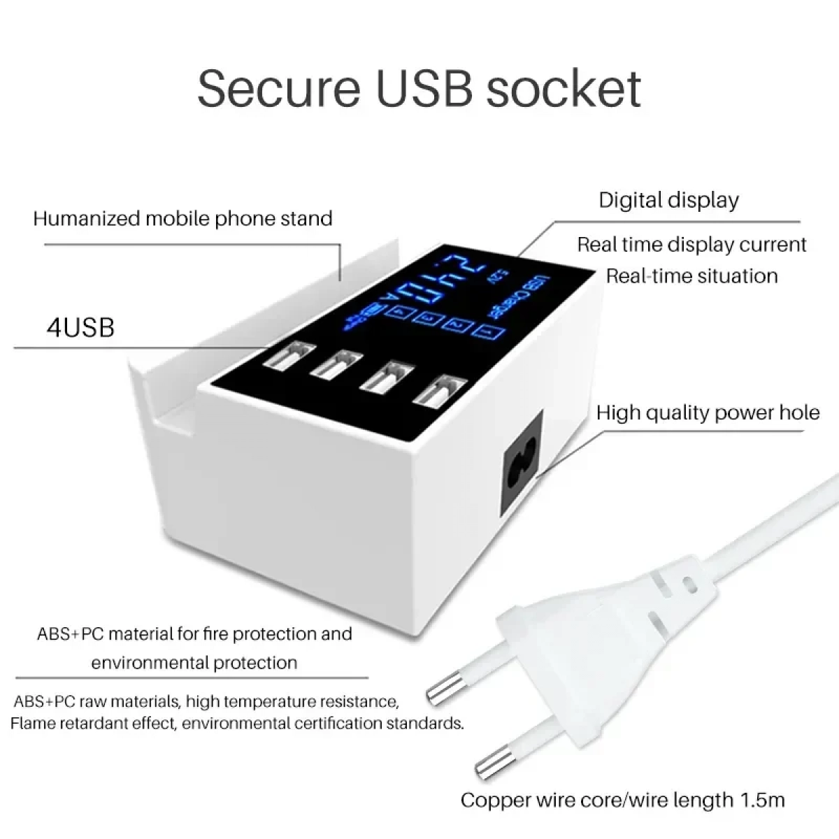 Φορτιστής Desktop Charger wisdom YC-CDA26