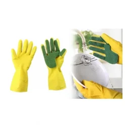 Γάντια καθαρισμού από λατέξ με πολλαπλή χρήση κίτρινο