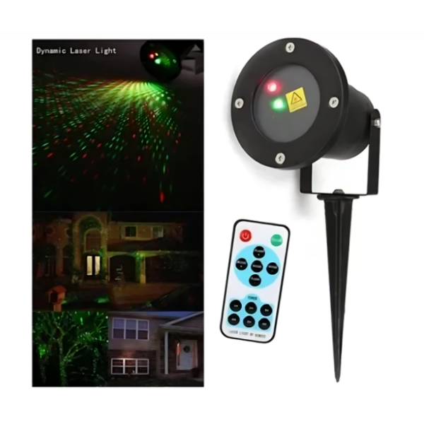 Night-time Lighting Outdoor Προβολέας λέιζερ Light RF Remote control waterproof IP68 Photorhythmic Laser G2676