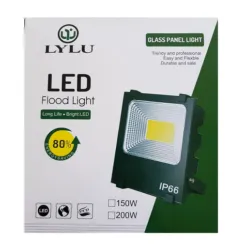 Προβολέας με αδιαβροχοποίηση IP66 LYLU 150W μαύρο