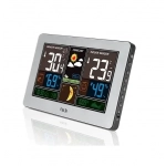 Ρολόι FanJu FJ3378 Wireless, σε ασημί χρώμα