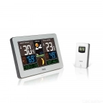 Ρολόι FanJu FJ3378 Wireless, σε ασημί χρώμα - Image 2