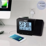 Ρολόι ξυπνητήρι FanJu FJ3531 Projection Alarm Clock, σε μαύρο χρώμα