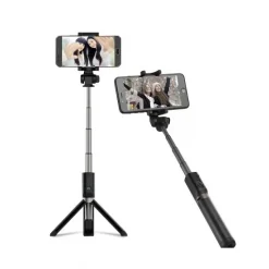 Selfie stick με τρίποδο (ύψος 50cm) και αποσπώμενο bluetooth button Andowl AL-60