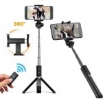 Selfie stick με τρίποδο (ύψος 50cm) και αποσπώμενο bluetooth button Andowl AL-60