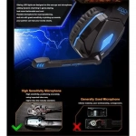 Στερεοφωνικά Ακουστικά KOTION EACH G4000 USB Gaming Headset - Μπλε/Μαύρο