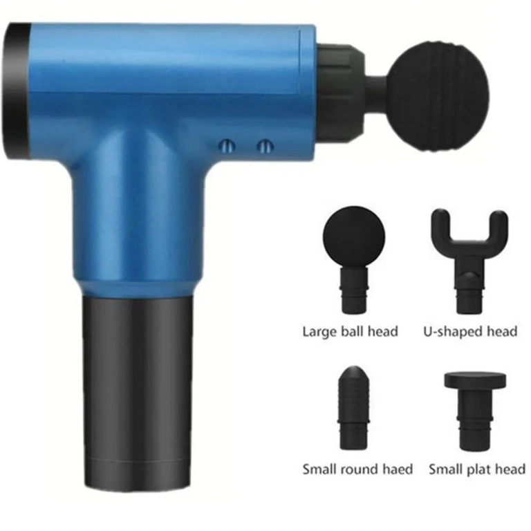 Συσκευή Μασάζ MUSCLE MASSAGER FASCIAL GUN KH-320, σε μπλε χρώμα