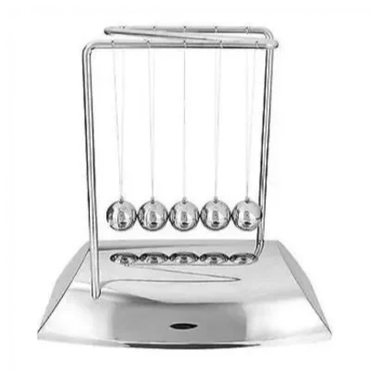 Το εκκρεμές του Νεύτωνα Newtons Cradle Μεταλλική Βάση
