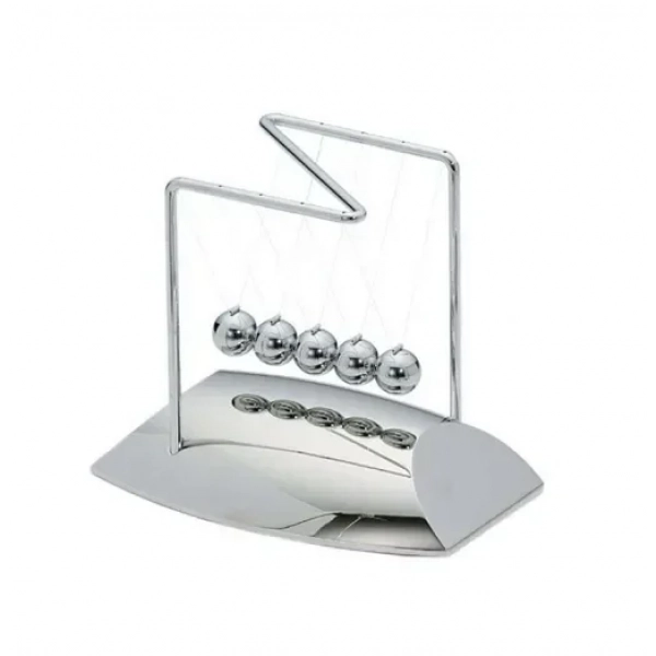 Το εκκρεμές του Νεύτωνα Newtons Cradle Μεταλλική Βάση