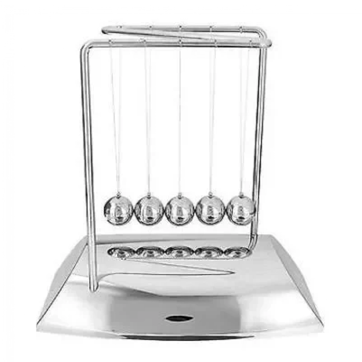 Το εκκρεμές του Νεύτωνα Newtons Cradle πλαστική βάση