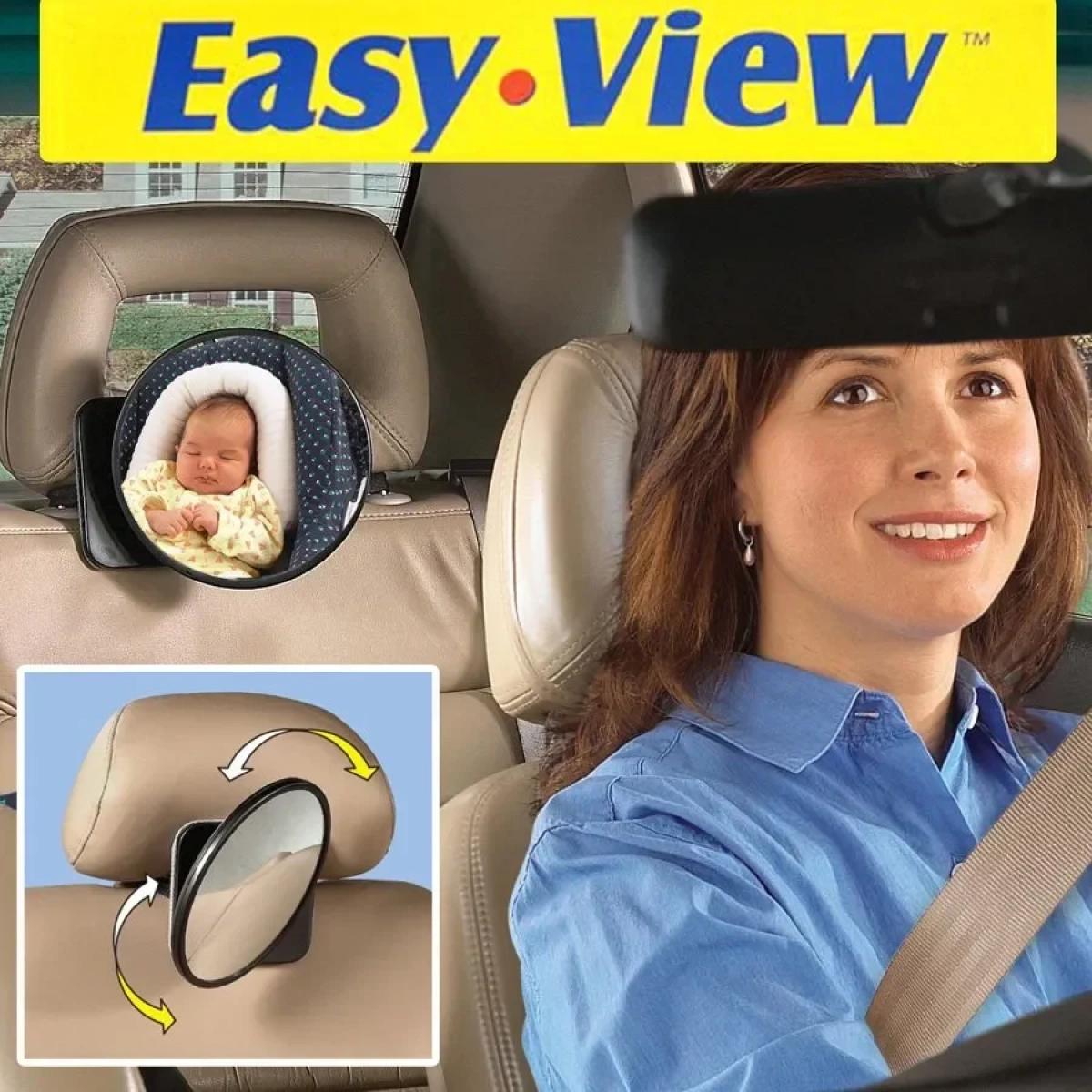 Βοηθητικός καθρέπτης αυτοκινήτου – Easy View Back Seat Mirror