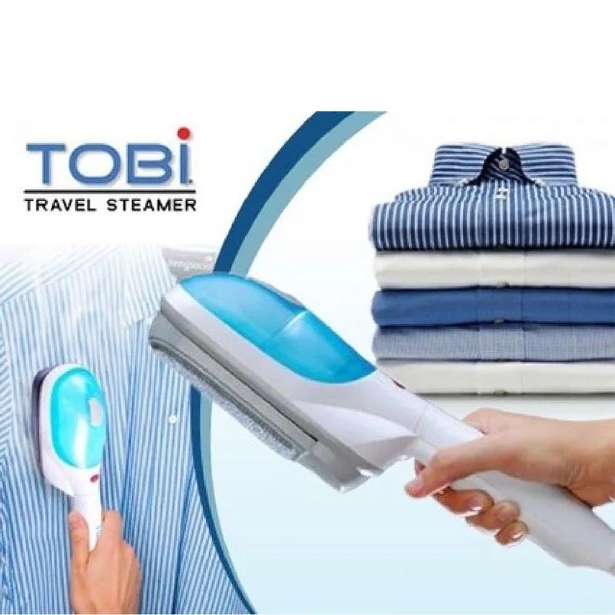 Σίδερο ταξιδίου με ατμό Tobi Travel Steamer Oem λευκό