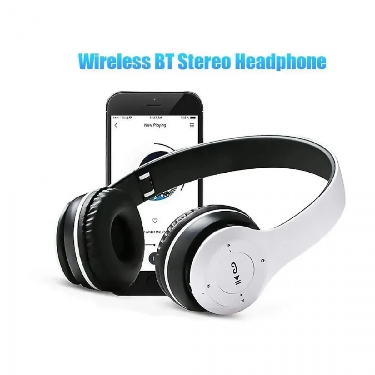 Future Elegant Wireless Headphones Flexible Noise Cancellation Musics Headphone P15, σε λευκό χρώμα