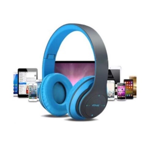 Future Elegant Wireless Headphones Flexible Noise Cancellation Musics Headphone P15, σε μπλε χρώμα