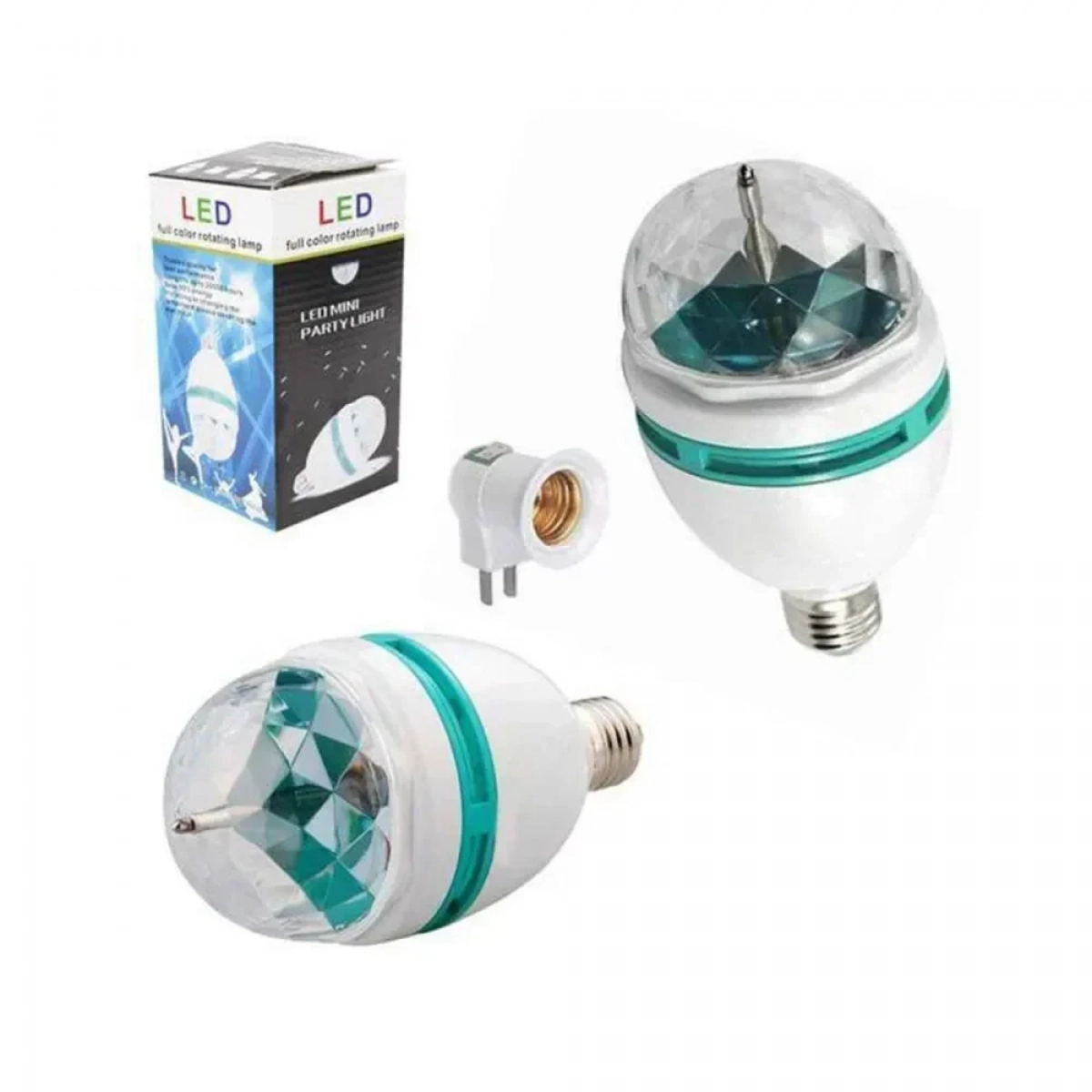 Περιστρεφόμενη Disco Λάμπα για Πάρτι – Full Color Rotating Lamp