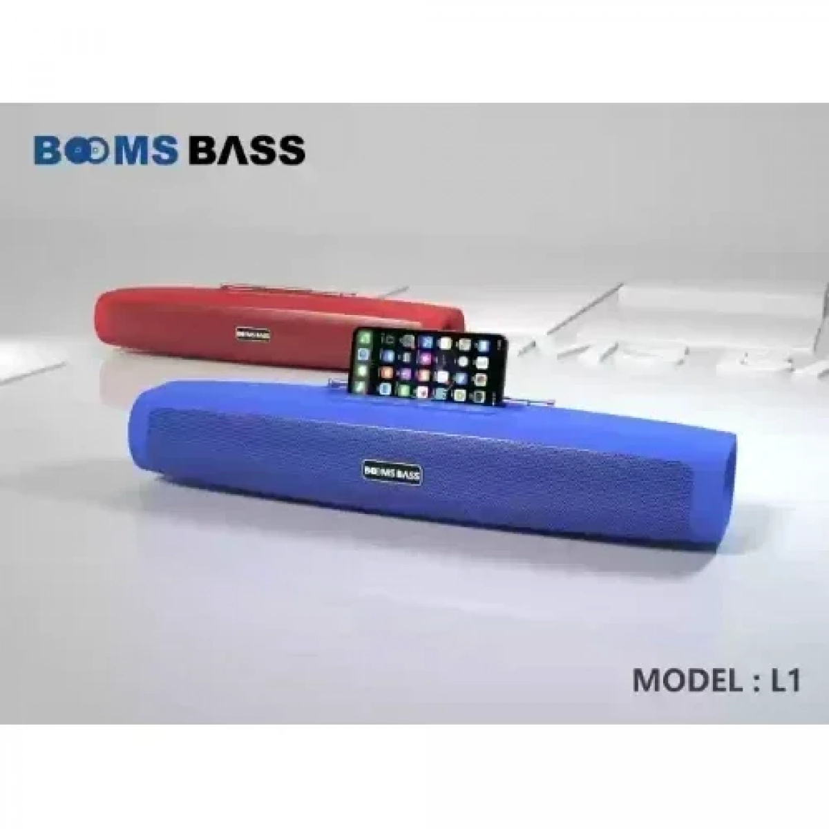 B-L1 Booms Bass Subwoofer Bluetooth Home Theatre Wireless Ηχείο Sound Bar - Μαύρο