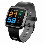 Ρολόι smart watch EZRA SW02, σε μαύρο χρώμα