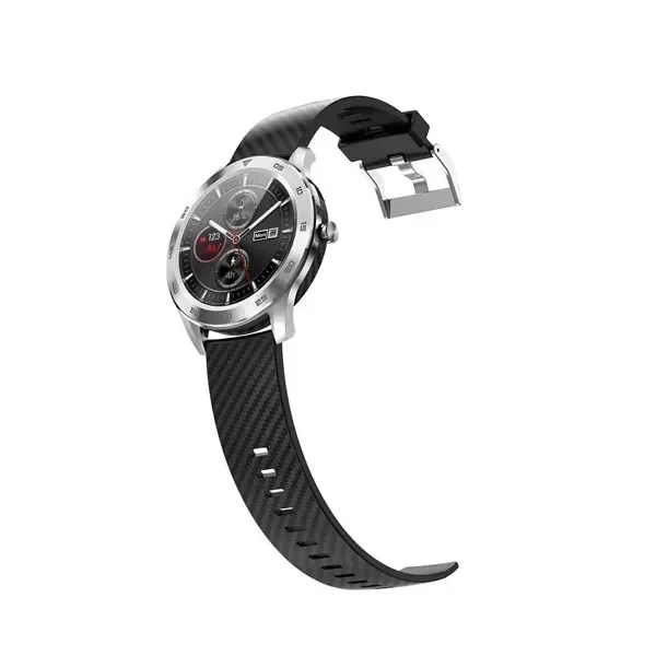 Αδιάβροχο Smart Watch Bluetooth Fitness Tracker- OEM DT98, σε μαύρο/ ασημί χρώμα