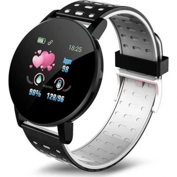 119 Plus Smart Bracelet IP65 Waterproof Fitness Tracker Pedometer Fitness Tracker Smartwatch, σε μαύρο Γκρι Χρώμα