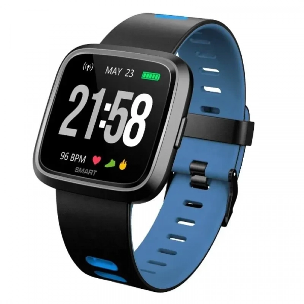 Ρολόι smart watch EZRA SW02, σε μπλε χρώμα