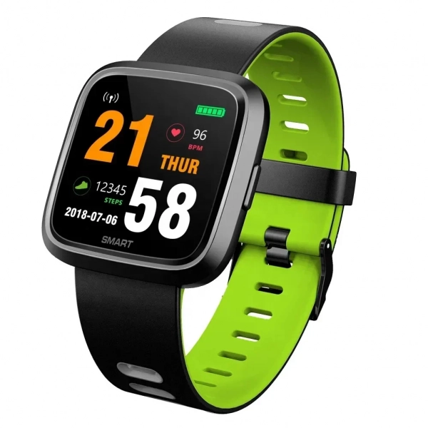 Ρολόι smart watch EZRA SW02, σε πράσινο χρώμα