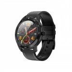 Αδιάβροχο Smart Watch Bluetooth Fitness Tracker- OEM DT98, με μαύρο δερμάτινο λουράκι