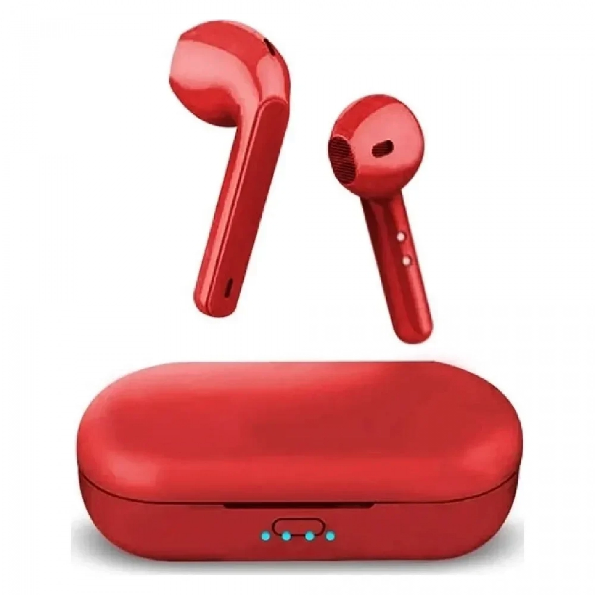 Ακουστικά Ασύρματα TWS L8 Bluetooth Earphones Hi-Fi Stereo Earbuds, σε κόκκινο χρώμα
