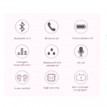 Ασύρματα Hi-Fi Stereo Earbuds TWS L8 με Bluetooth - Μαύρο - Photo8