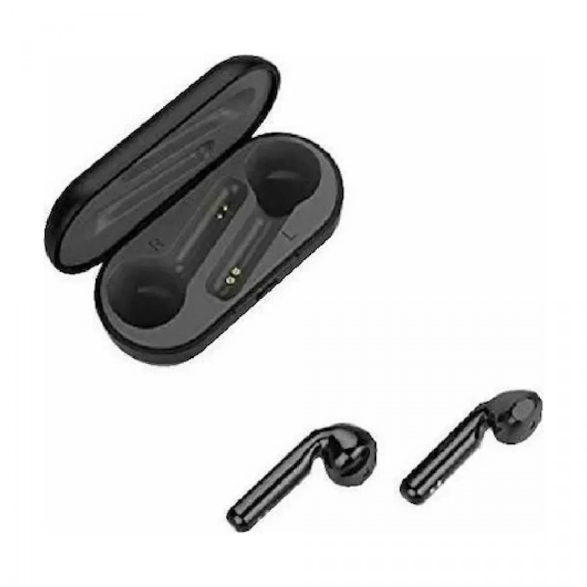 Ασύρματα Hi-Fi Stereo Earbuds TWS L8 με Bluetooth - Μαύρο - Image 3