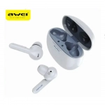 Awei T15 TWS Bluetooth Ακουστικά με Βάση Φόρτισης – Λευκό - Photo4