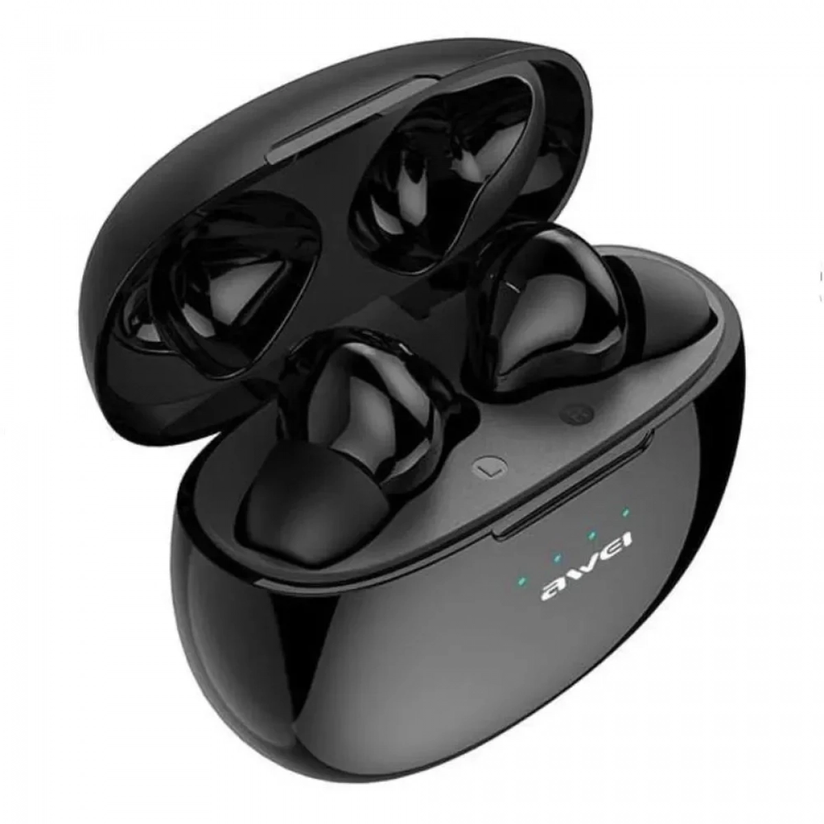 Awei T15 TWS Bluetooth Ακουστικά με Βάση Φόρτισης – Μαύρο - Photo8