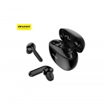 Ακουστικά Bluetooth Awei με Βάση Φόρτισης T15 TWS, σε μαύρο χρώμα