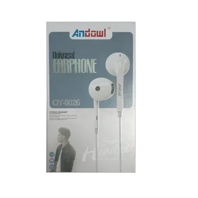 Ακουστικά Handsfree Andowl QY-9026 λευκό