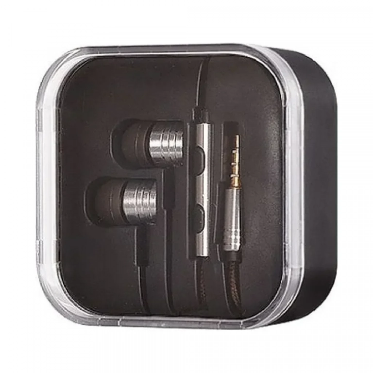 Ακουστικά Stereo Handsfree Με Ρυθμιστή Ασημί (EN50332-2)