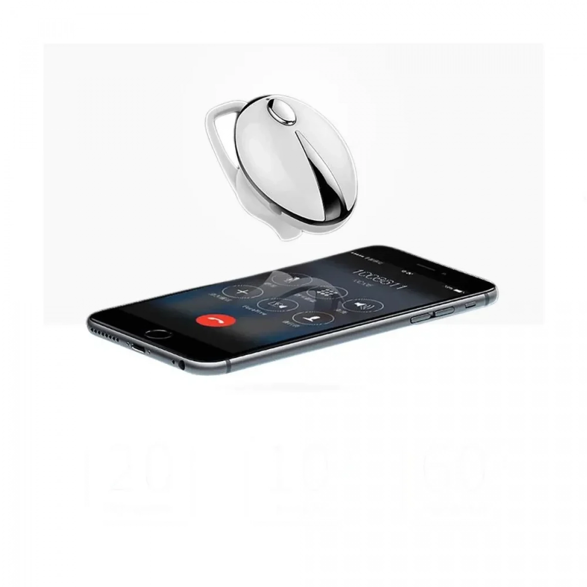 Ασύρματο Ακουστικό Bluetooth με Μικρόφωνο JKC-001 – Λευκό - Photo4