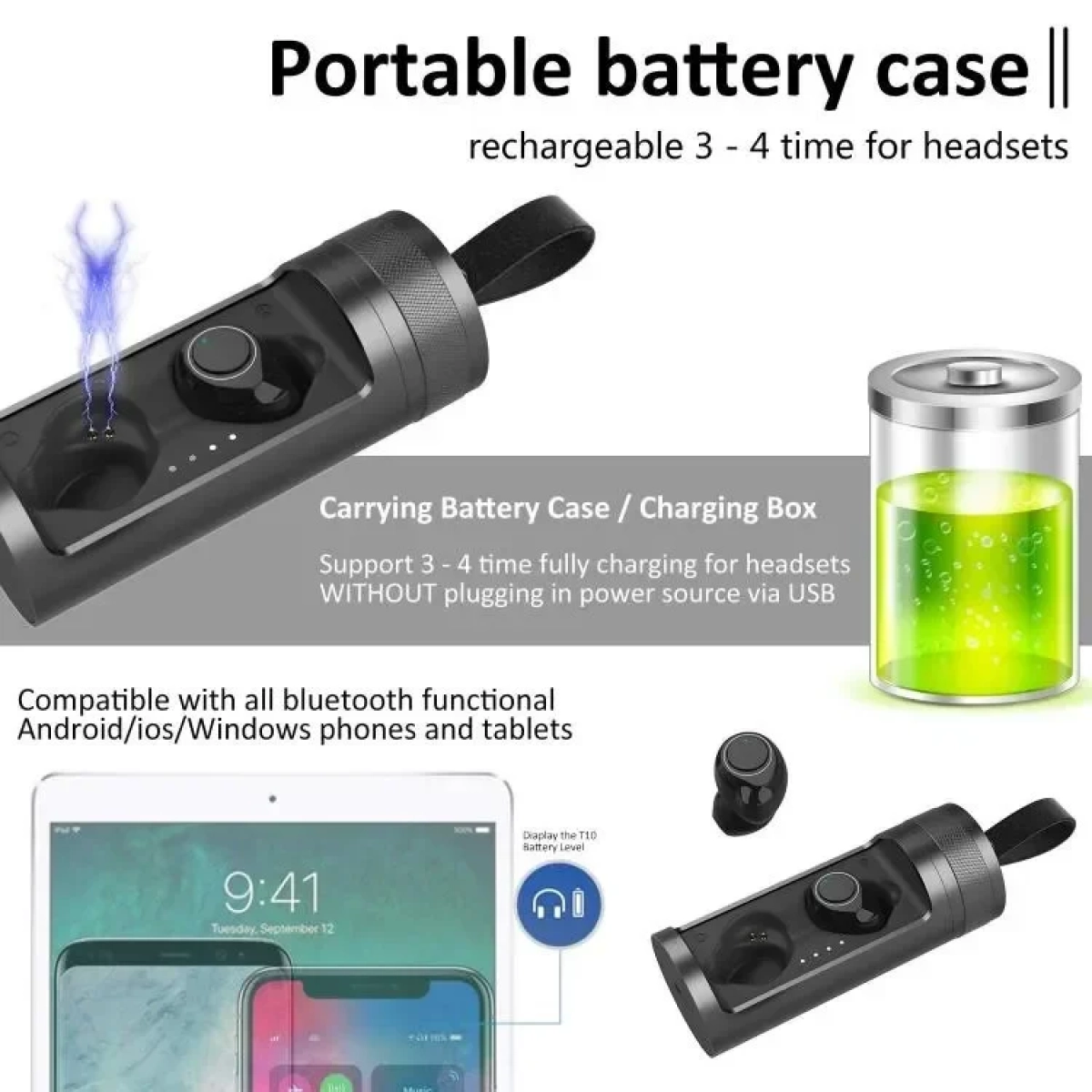 Ασύρματα Ακουστικά Andowl Q8 Earphone Bluetooth