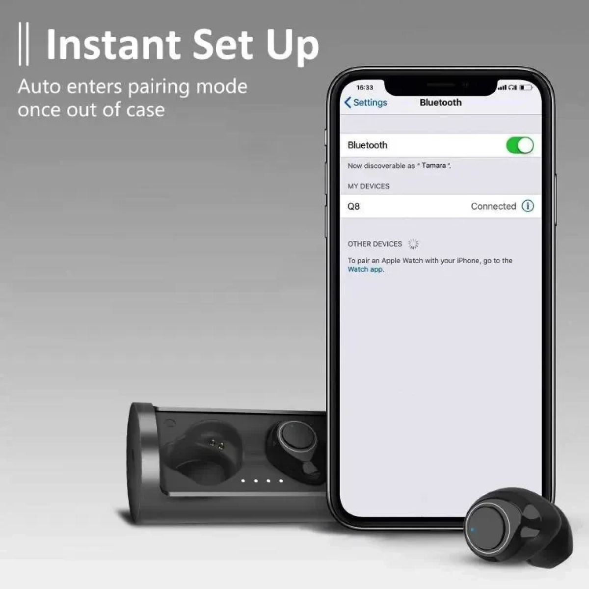 Ασύρματα Ακουστικά Andowl Q8 Earphone Bluetooth