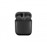 Ασύρματα Ακουστικά Earbuds Bluetooth v5 i12 TWS Wireless Touch, σε μαύρο χρώμα
