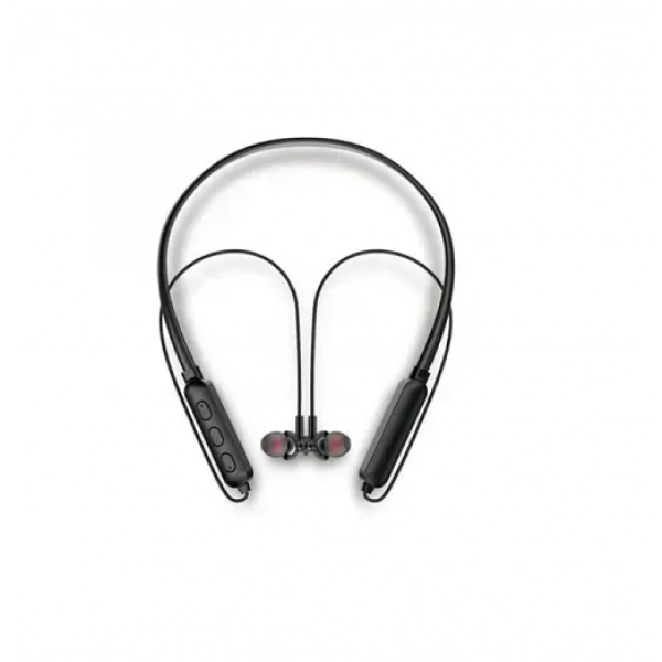 Ασύρματα sport headphones με μικρόφωνο και μαγνήτη BW11 - Μαύρο