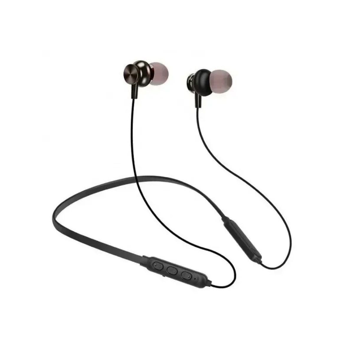 Ασύρματα sport headphones με μικρόφωνο και μαγνήτη BW11 - Μαύρο