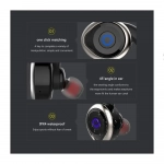 Awei T1 Ανθεκτικά Bluetooth In-Ear Ακουστικά - Μαύρο Χρώμα - Photo7