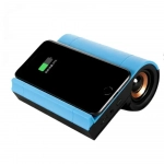 Mini Στερεοφωνικό Ηχείο Bluetooth Qi - Φορτιστής και Βάση Κινητού - Photo3